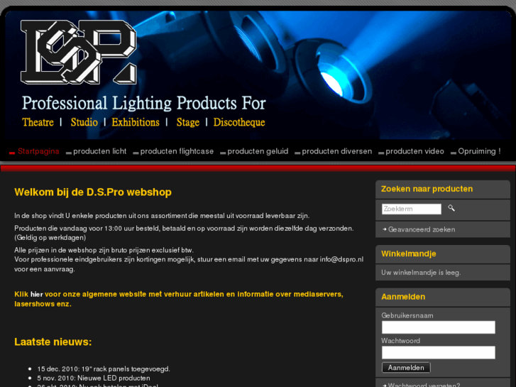 www.dspro-lighting.nl