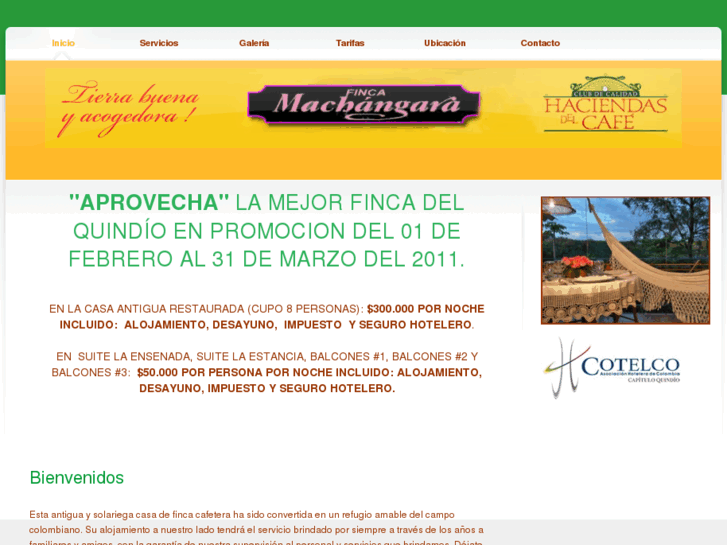 www.fincahotelmachangara.com