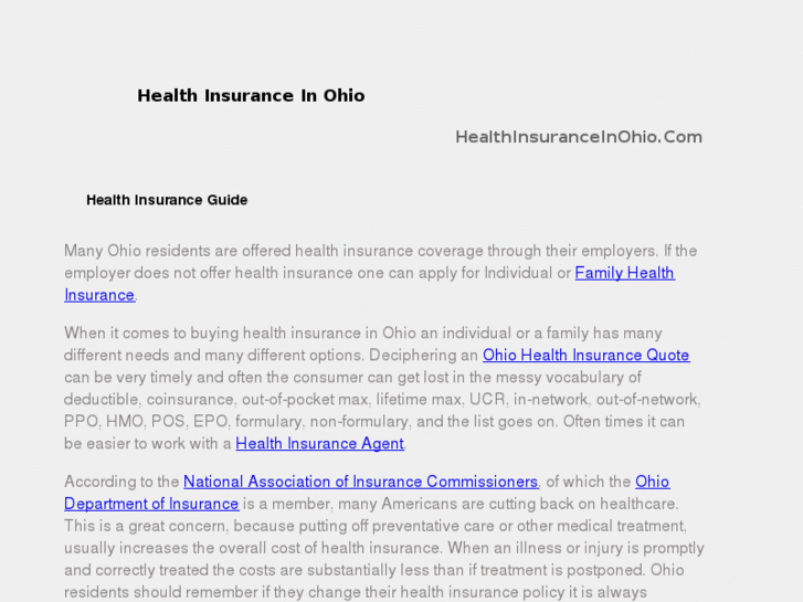 www.healthinsuranceinohio.com