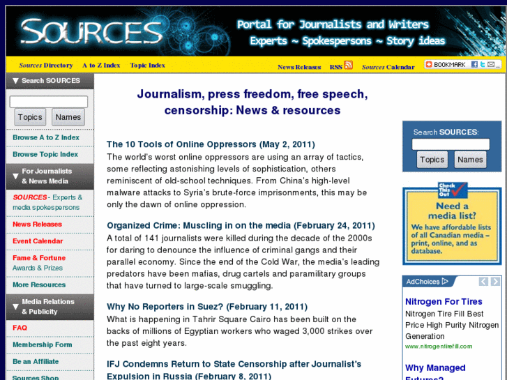 www.journalismsources.com