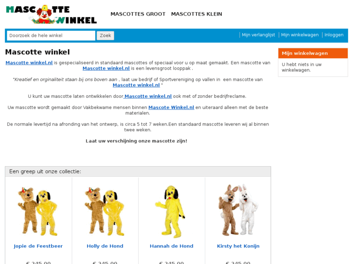 www.mascottewinkel.nl