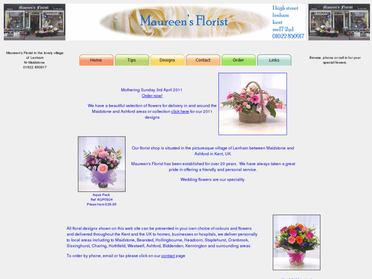 www.maureens-florist-lenham.co.uk