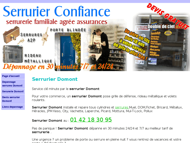 www.serruriersdomont.com