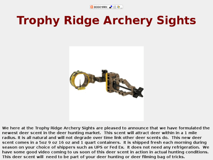 www.trophy-ridge-archery-sights.com