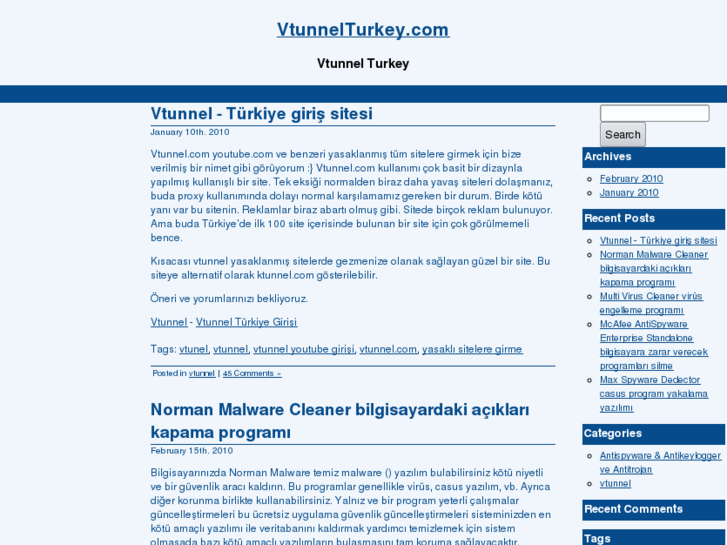 www.vtunnelturkey.com