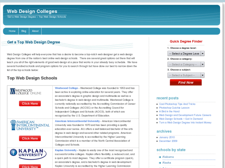 www.webdesigncolleges.net