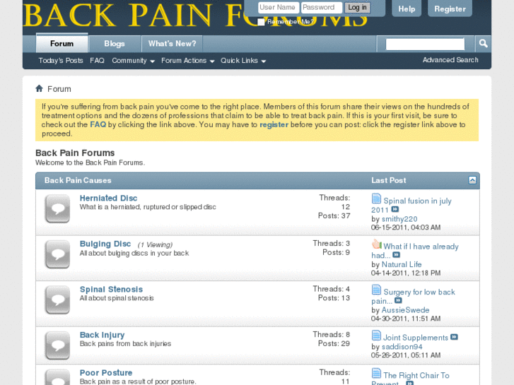 www.backpainforum.org