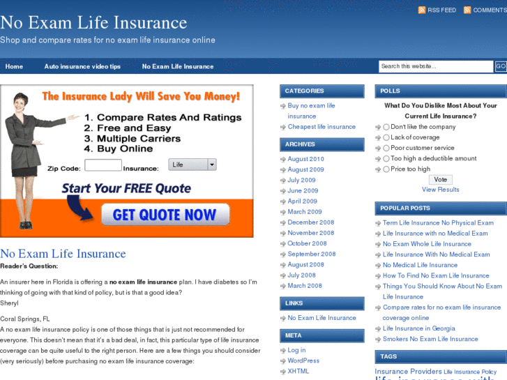 www.buynoexamlifeinsurance.com