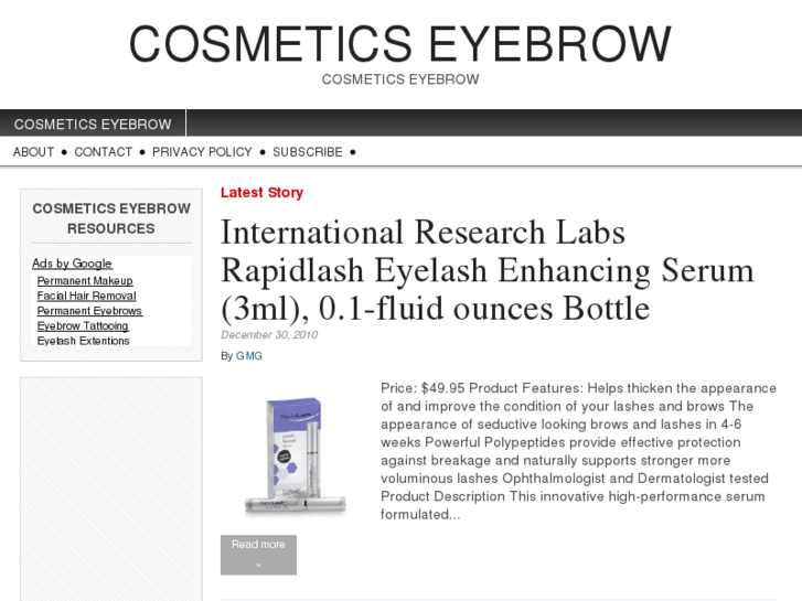 www.cosmeticseyebrow.com