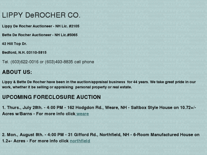 www.derocherauctions.com