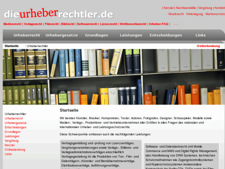 www.dieurheberrechtler.de