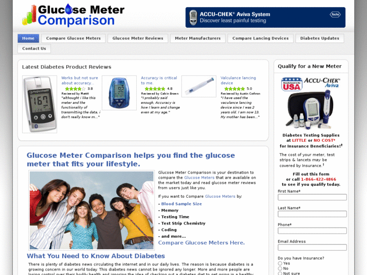 www.glucosemetercomparison.com