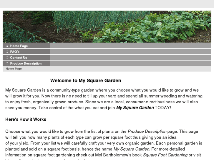 www.mysquaregarden.com