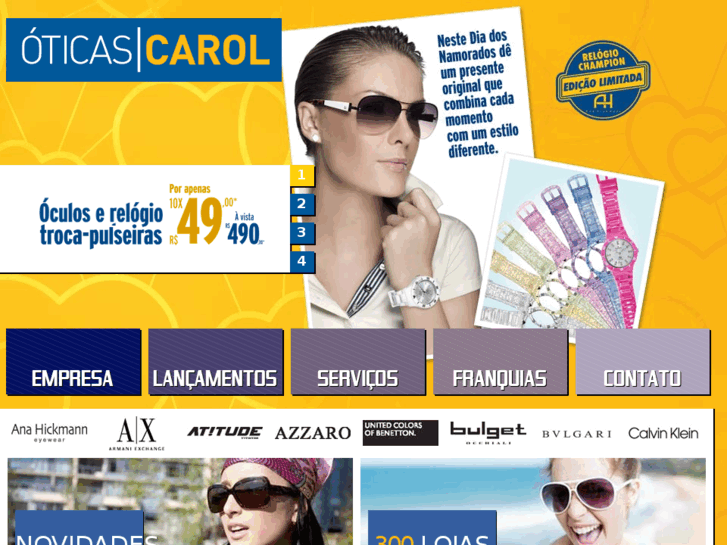 www.oticascarol.com.br