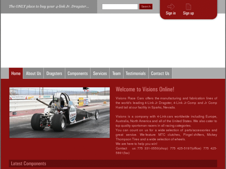 www.visionsracecars.com