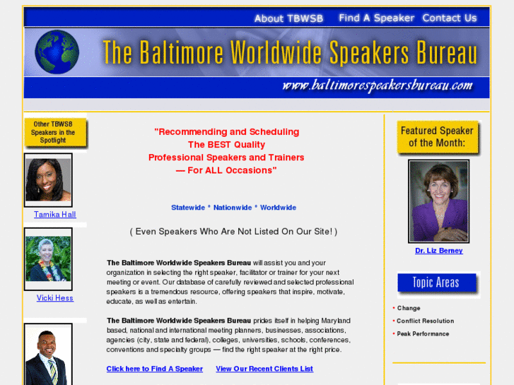 www.baltimorespeakersbureau.com