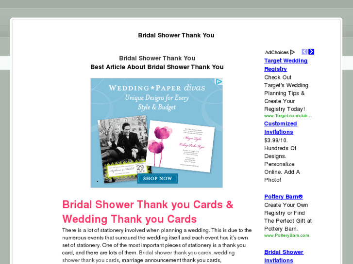 www.bridalshowerthankyou.com