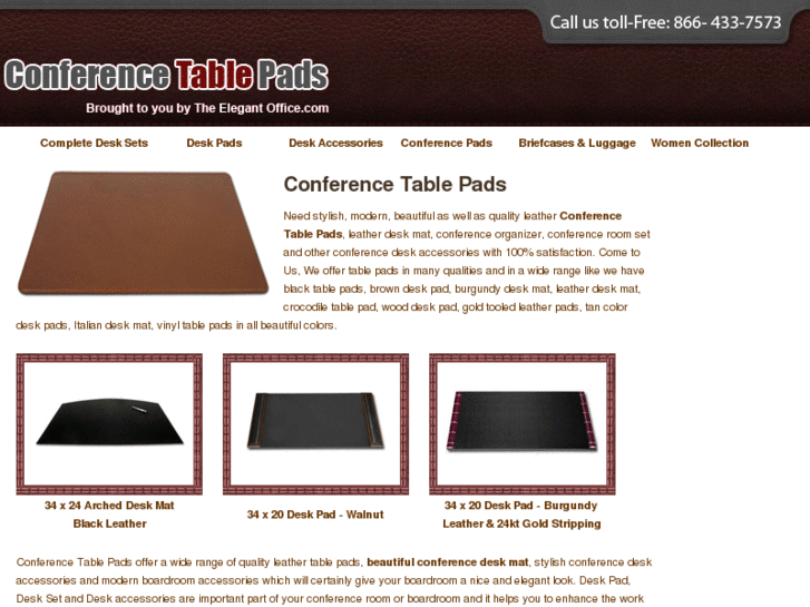 www.conferencetablepads.org