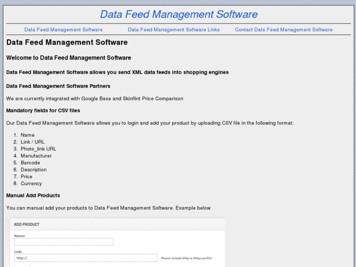 www.datafeedmanagementsoftware.com
