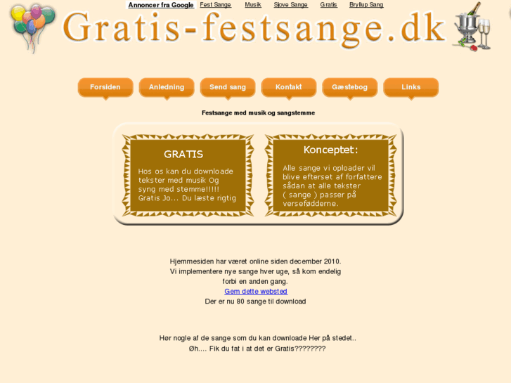 www.gratis-festsange.dk