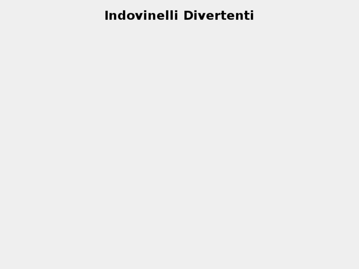 www.indovinellidivertenti.com