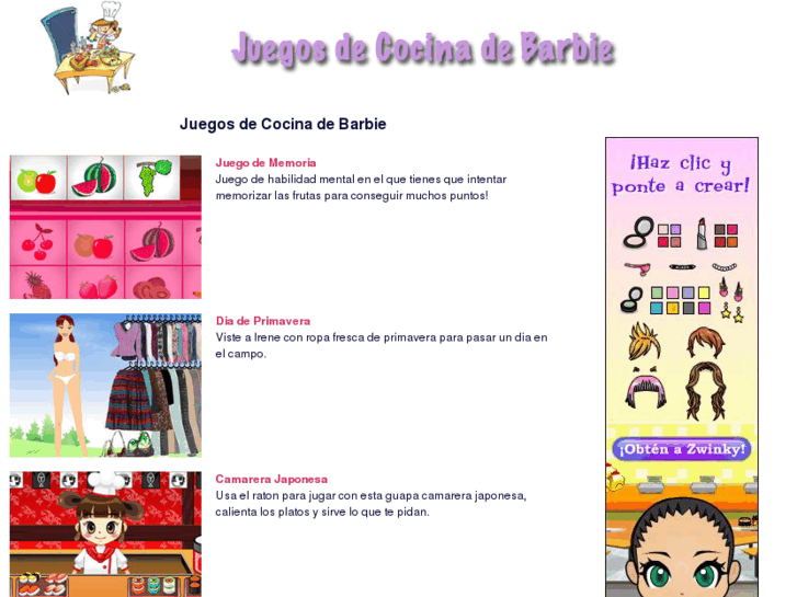 www.juegosdecocinadebarbie.com