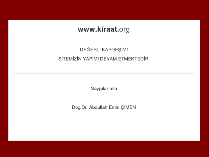 www.kiraat.org