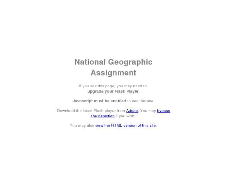 www.nationalgeographicassignment.com