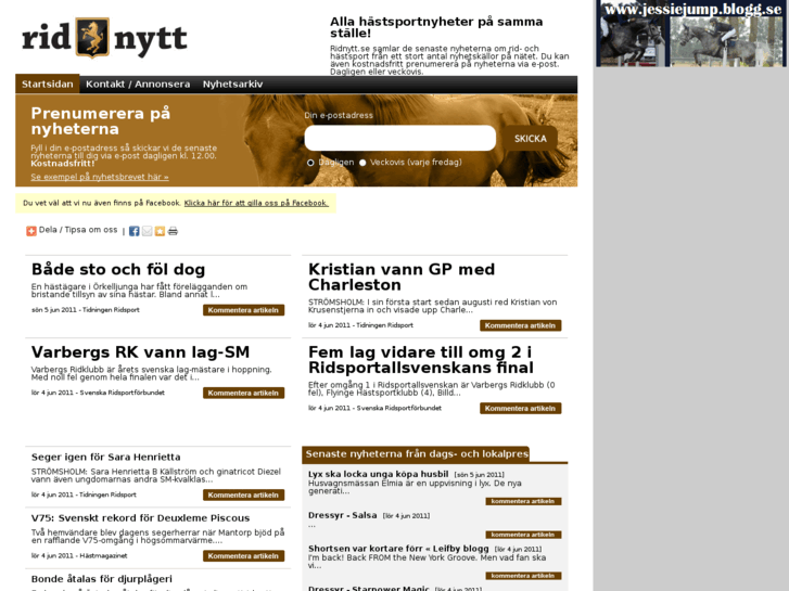 www.ridnytt.se