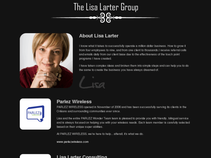 www.thelisalartergroup.com