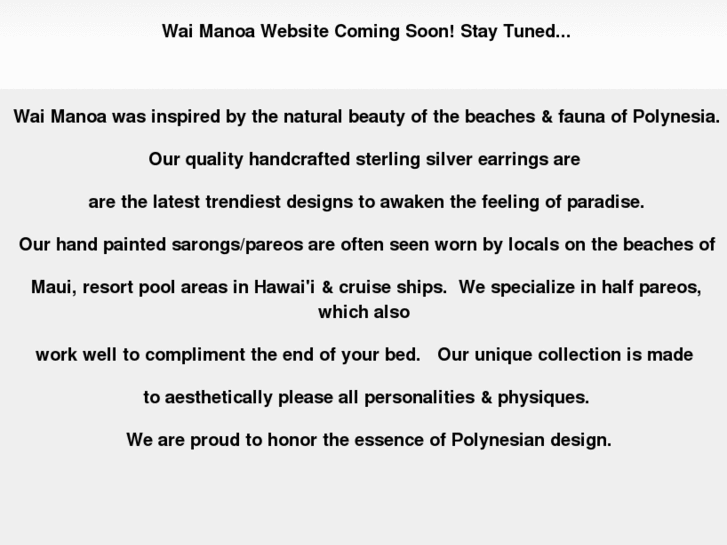 www.waimanoa.com