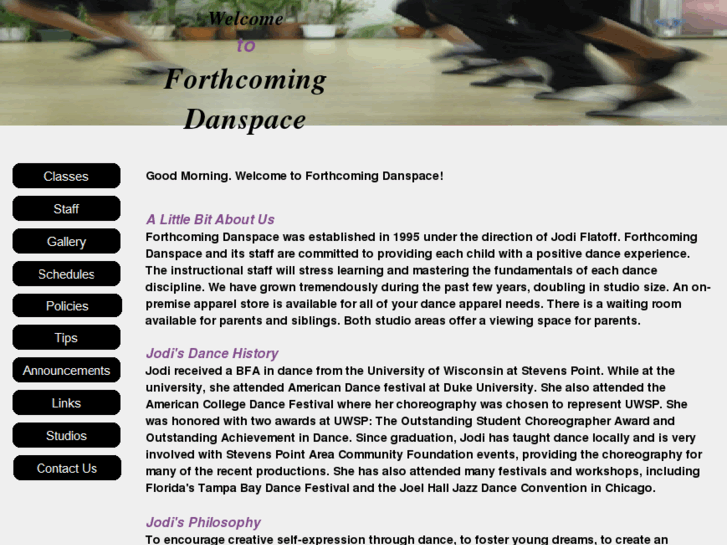 www.forthcomingdanspace.com