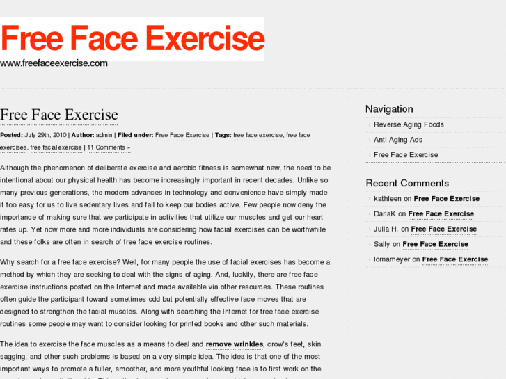 www.freefaceexercise.com