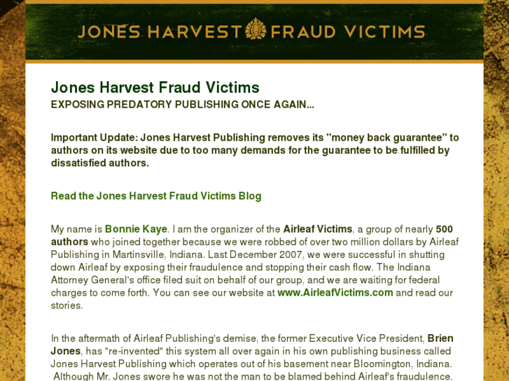 www.jonesharvestfraudvictims.com