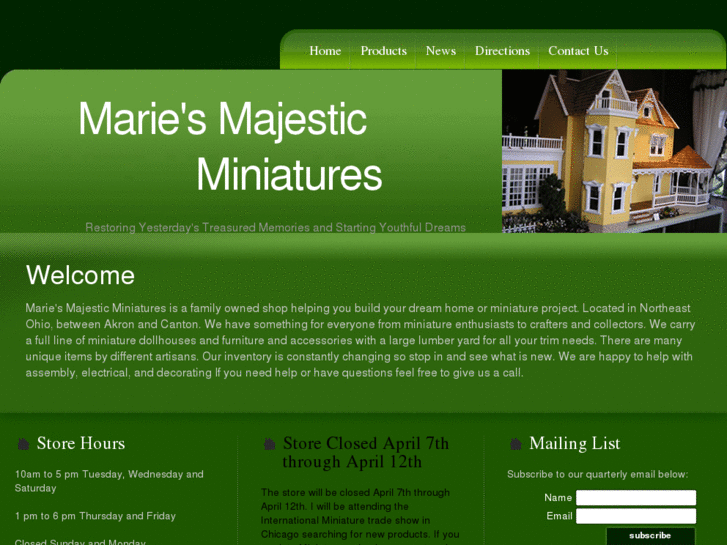 www.mariesminiatures.com