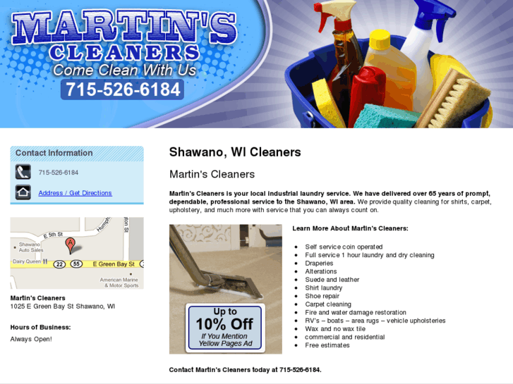 www.martinscleanersshawano.com