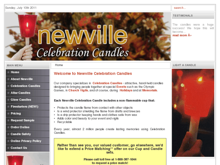 www.newville-candles.com