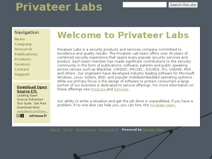 www.privateerlabs.net