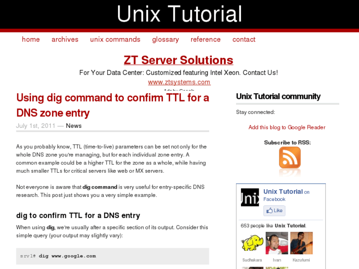 www.unixtutorial.org