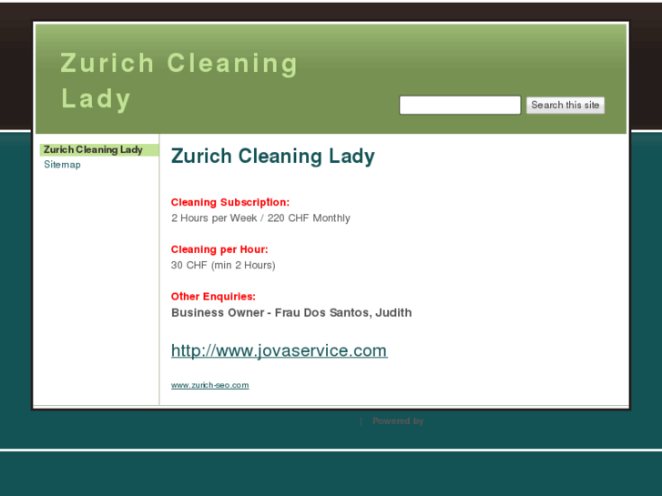 www.zurich-cleaning-lady.com