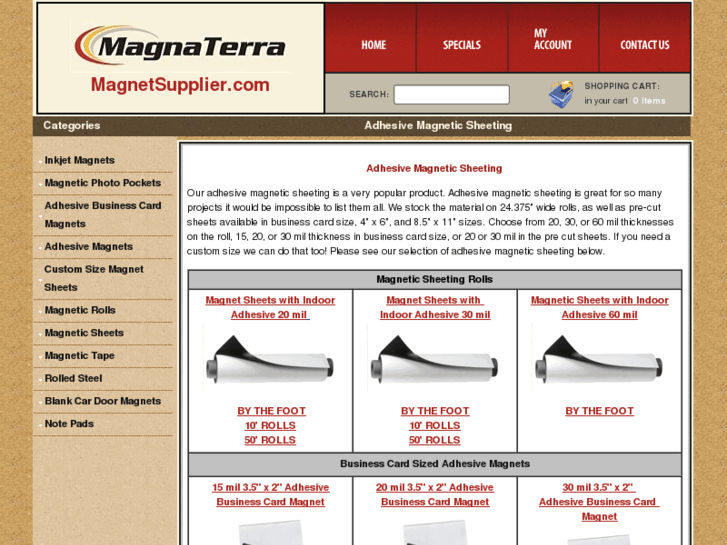 www.adhesivemagneticsheeting.com