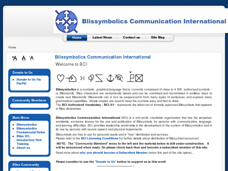 www.blissymbols.net