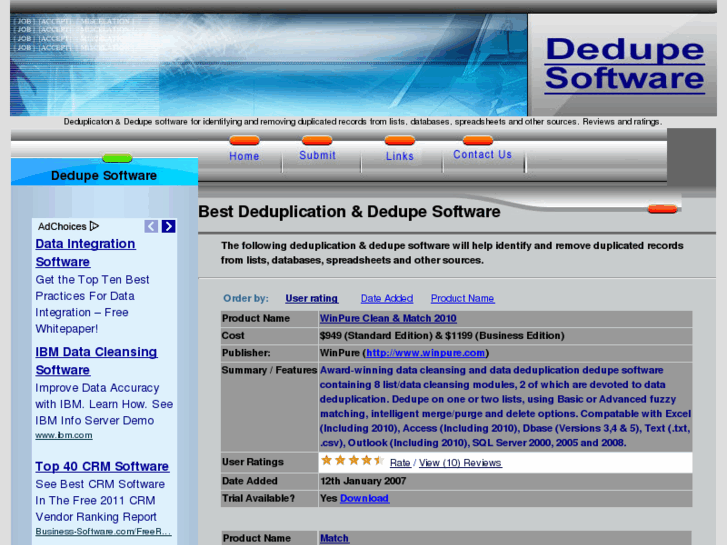 www.dedupesoftware.com