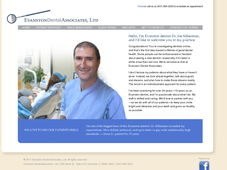 www.evanstondentalassociates.com