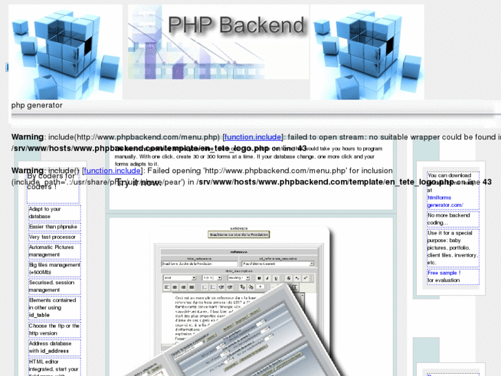 www.phpbackend.com