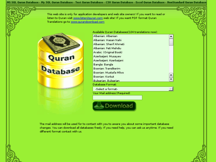 www.qurandatabase.org