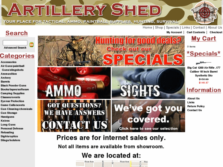 www.artilleryshed.com