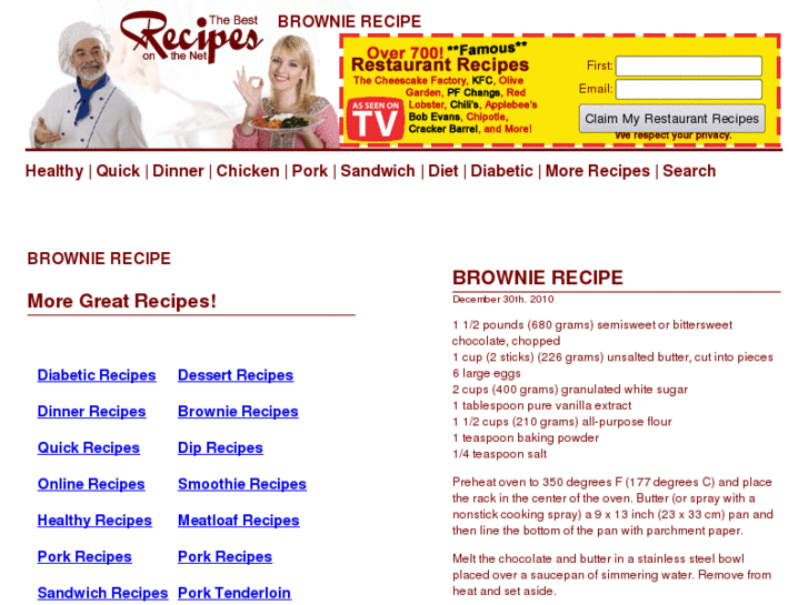 www.brownierecipe.info