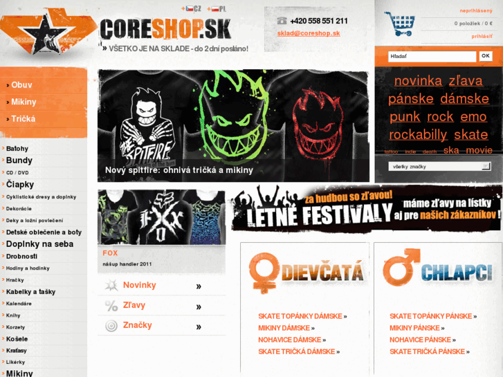 www.coreshop.sk