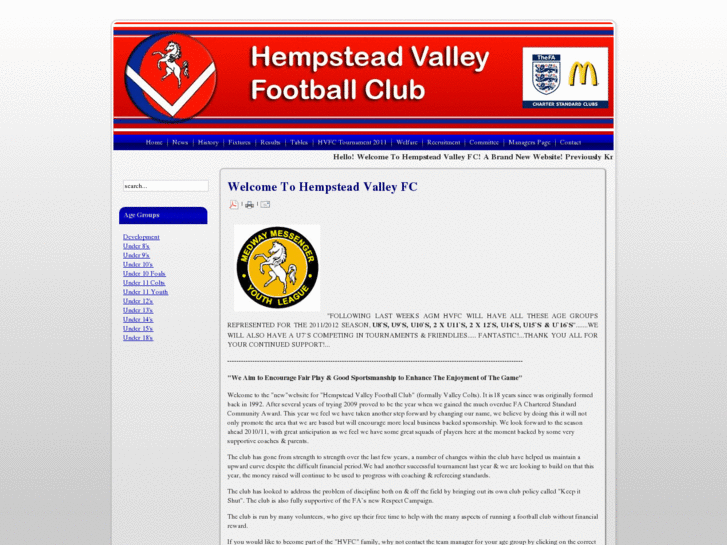 www.hempsteadvalleyfc.com